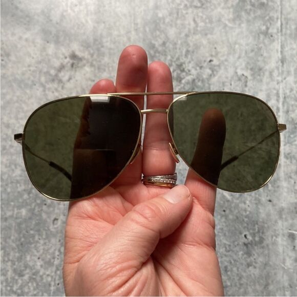 Saint Laurent Classic 11 Aviator Sunglasses - Picture 7 of 7